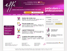 Tablet Screenshot of efficalendar.com